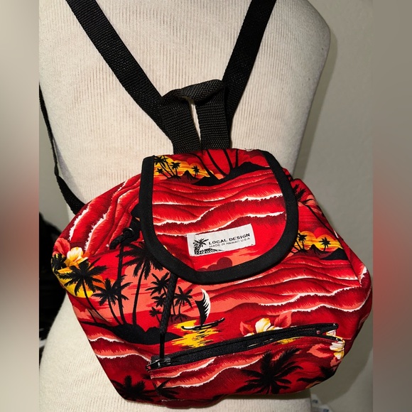 Boho Beach Small Backpack made & purchased in Hawaii - Picture 8 of 8